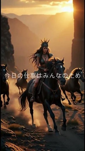 美貌のアマゾネス、祈り、魂の鼓動,彼女の物語が始まる。強い女性がリーダーに！ #ai #shotrs