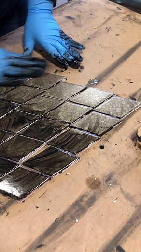 Magnolia Tile with Black Patine for Stunning Bathroom Makeover