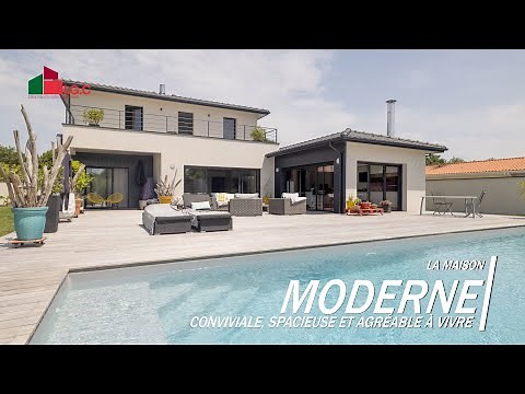 Une maison moderne, conviviale, spacieuse et agréable à vivre