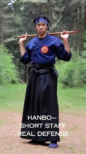 Short Staff Defense #selfdefense #genbukan #bojutsu