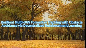 Resilient Decentralized RL for Multi-UGV Formation Tracking