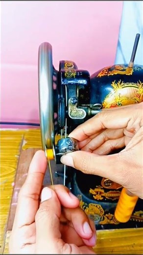 How to wind thread into a sewing machine