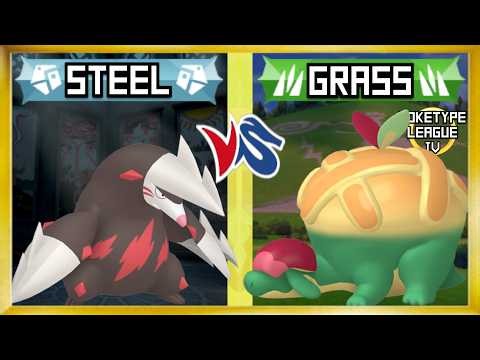 METRONOME BATTLE | STEEL TYPES vs GRASS TYPES! Who Wins? | PokeType League 04