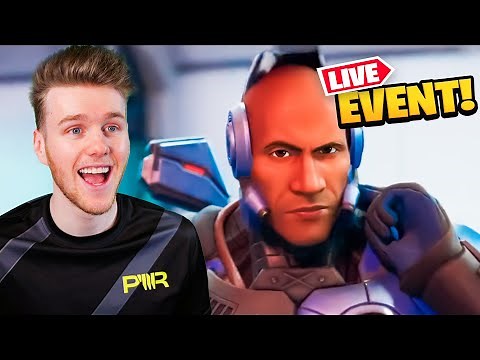 THE END of Fortnite Chapter 2 ft.The Rock!