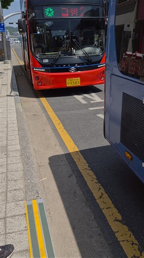 대전 협진운수 급행2번 현대 일렉시티2 PEV 9383호(301번 출신) 승차영상