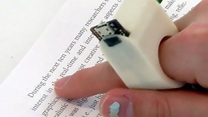 New Finger Device Reads Books To The Blind