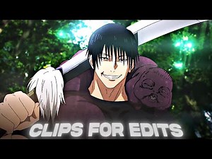 Toji Raw Clips For Editing (Jujutsu Kaisen)