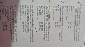 46 The difference between CI (CompoundInterest) and SI (Simple... | Filo