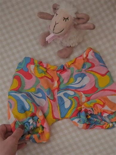 I really wasn't proud of these shorts. But it's how you learn. #baby #maternity #beginnersewing #sewing #babyoutfit