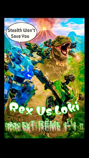 Rex V Loki War Robots #gaming #shorts #gamingshorts #warrobots #rex #games #shortsfeed #gameplay
