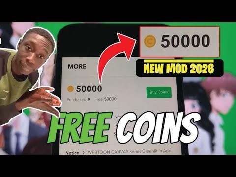 I Got 50,000 FREE Coins on Webtoon 😱 (2026 Proof)