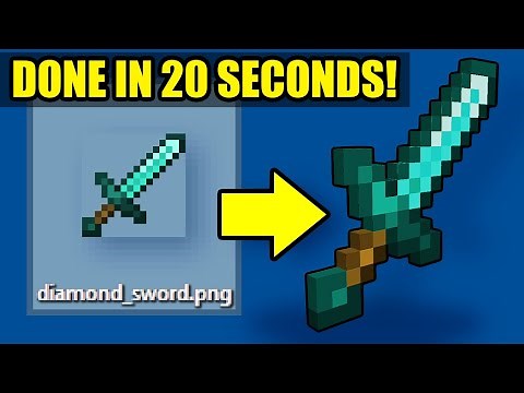 How to turn flat 2D textures into 3D models! - BlockBench Tutorial