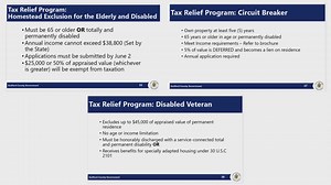 Property tax assistance programs can help elderly, those on fixed income