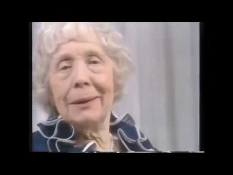 DAME EDITH EVANS 1970s British tv interview