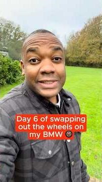 Day 6 of swapping out the wheels on our BMW Z4