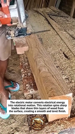 Precision Wood Planing with Electric Hand Planer #Woodworking #DIY #Tools Video Short Clip Pro Now