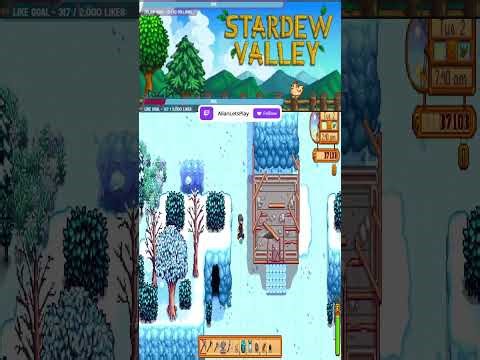 Stardew Valley 1.6 PS5 Never Leave The Farm Winter Year 1 (Vertical Gameplay) 22/03/2026