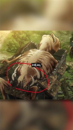 Why do Titans shifters heal faster than normal Titans? #anime #aot #attackontitan #titans