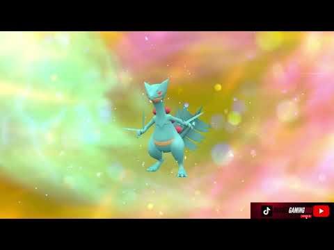 Shiny Grovyle Evolves Into Shiny Sceptile Pokémon Violet The Indigo Disk DLC