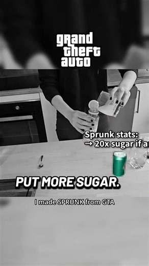 Sprunk from GTA has a lot of sugar! #sprunk #gta