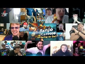 Banjo Kazooie Reveal Trailer Reaction Mashup - Super Smash Bros Ultimate
