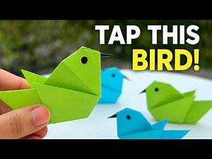 How to Make a Paper Origami Bird | Easy Step-by-Step Tutorial 🕊️
