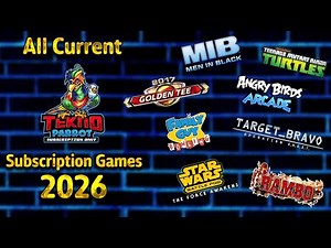 All Current Teknoparrot Subscription Only Games (2026) (80 Games)- #launchbox #bigbox #arcade