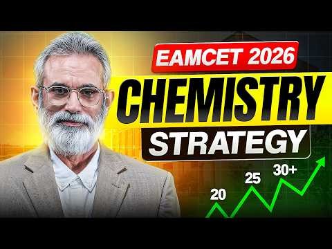 AP &TS EAMCET Chemistry Strategy 2026 |Score 30+ Marks Easily |High Weightage Chapters| 5k rankplan