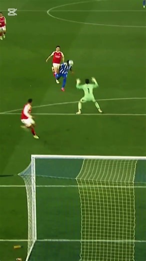 Gabriel solid rock Vs Brighton #arsenal #gooners #football