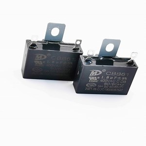[Hot Item] Capacitor Marking Machine 5.5UF 250V Cbb61 AC Starting Film Capacitors with Terminal