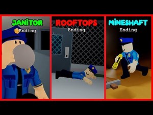 DIG TO ESCAPE Roblox All Endings
