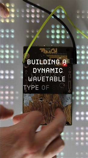 Simple TouchWave Plugdata HVCC patch running on Synthux Simple Touch