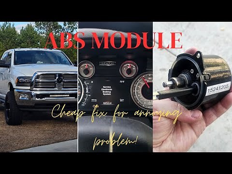 4th Gen Ram 2017-2018 ABS Module successfully repaired! Cheap fix to annoying problem