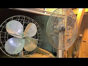 Fresh'nd Aire 35" antique pedestal fan model 35