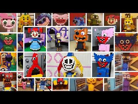 All LEGO POPPY PLAYTIME creatures | World Compilation 1,2,3 & 5