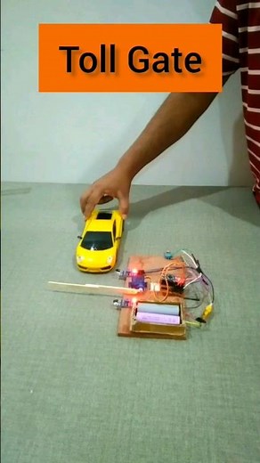 Diy Toll Gate system using ir Sensor |Arduino projects|science experiment #shorts #diy #rc #irsensor