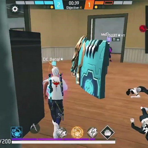 1vs 4 can I clutch 🤯Wait for end 😱#freefire# #gaming#shorts#trending