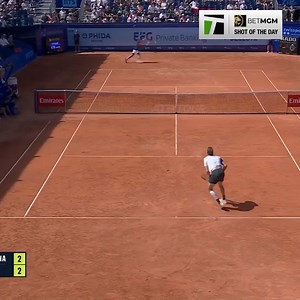 9.8K views · 84 reactions | Quick hands from Comesana 亮 Francisco's flair nets him the @BetMGM shot of the day! | TENNIS.com | Facebook