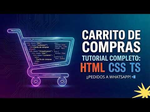 Cómo Enviar un Pedido de Carrito a WhatsApp con HTML, CSS, TS (Sin Backend)