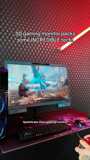 Acer Predator SpatialLabs View 3D Gaming Monitor Uses Eye-Tracking 👀 Hands-On Demo!