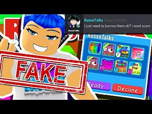 FAKE RUSSOPLAYS BULLY IS SCAMMING NOOB PLAYERS SECRET PETS IN ROBLOX BUBBLEGUM SIMULATOR