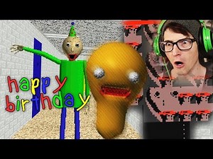 BALDI INVITED SOME GUESTS TO HIS BIRTHDAY PARTY | Baldis Basics Birthday Bash