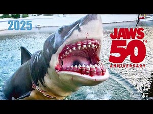 Jaws Studio Tour Attraction 50th Anniversary 2025 - Universal Studios Hollywood 4K