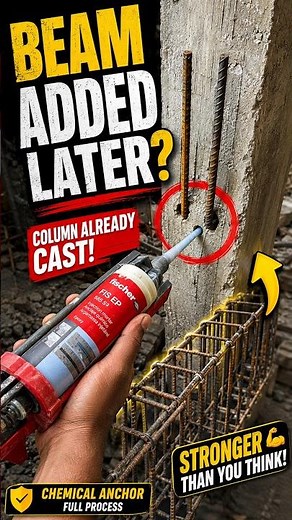 Can a New Beam Be Connected to an Old Column? | Beam Added Later? Yes—Like This