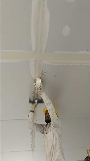 Gypsum Ceiling Jointing Tape fixing and Joint Filling Step by Step I Drywall Ceiling Jointing Tape