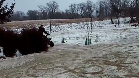 Funny moment when a stunt goes wrong