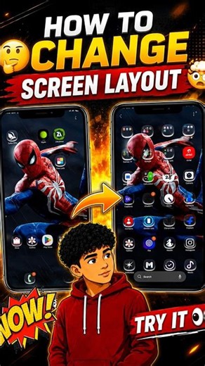 😱 Change Your Screen Layout Like a Pro! 🔥 Hidden Android Trick 2026#Shorts #Android #AndroidTips