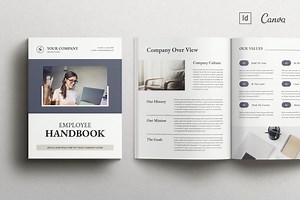 Employee Handbook Template, a Magazine Template by TemplatesForest
