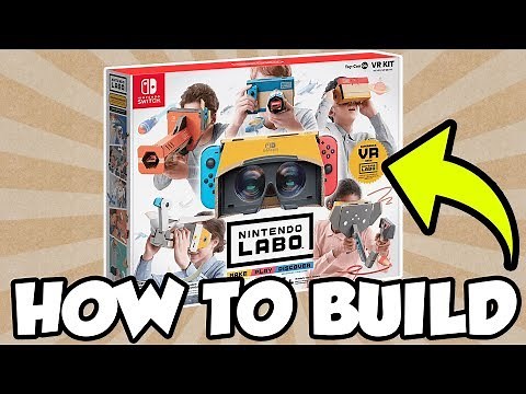 How To Build Nintendo Labo: Toy-Con 04 VR Kit! [🔴LIVE]