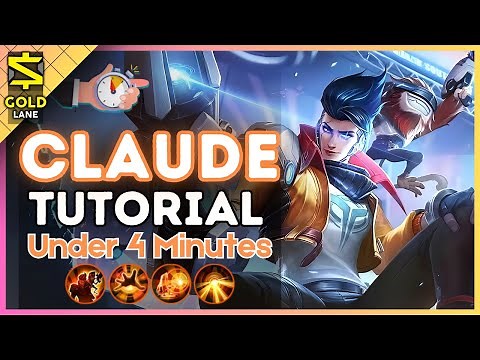 4-Minute Claude Tutorial in the Gold Lane || (MLBB S37) 2025